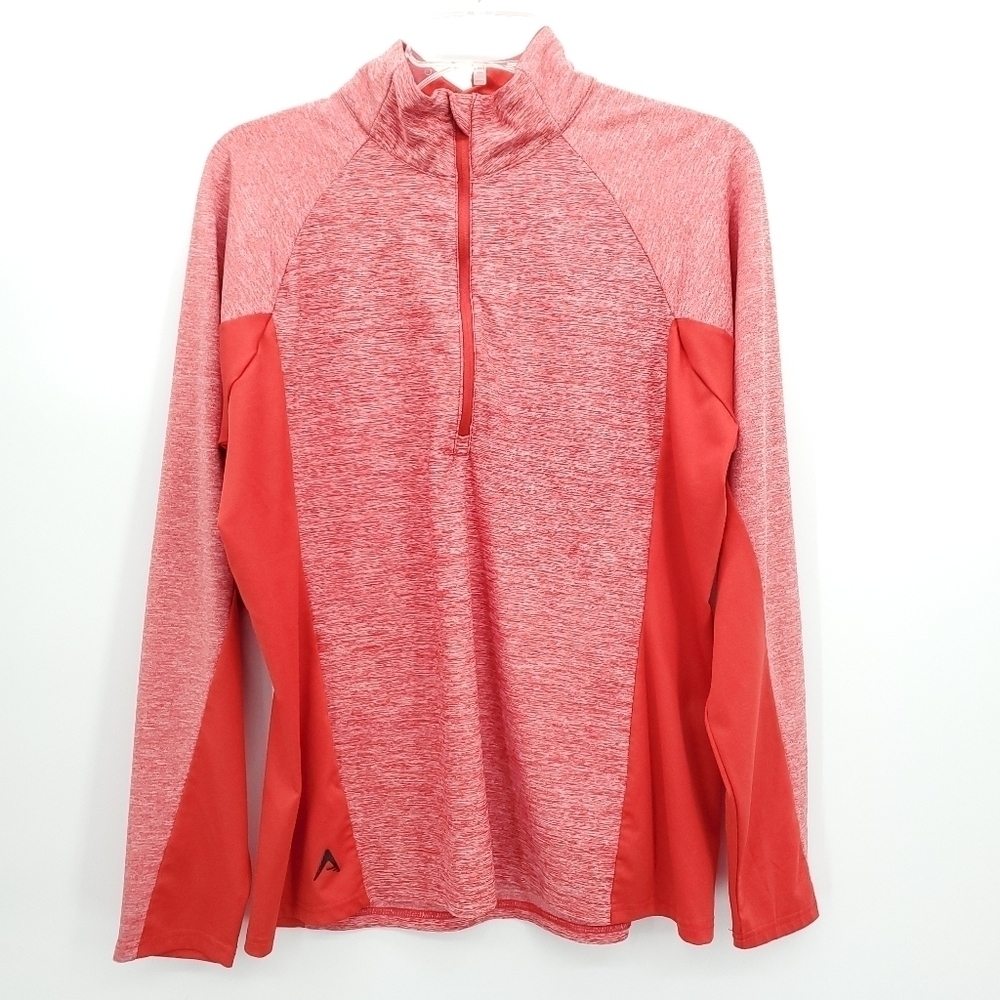 Antigua 1/4 zip long sleeve active golf pullover large